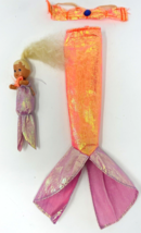 Vintage Barbie Skipper And The Sea Twins Mermaid Doll Tail Top Baby - £13.58 GBP