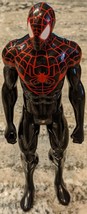 Amazing Spiderman Black And Red Action Titan Figure 12" Hasbro 2014 - $9.50