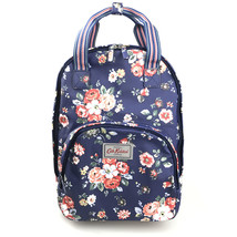 Cath Kidston Matt Multi Pocket Backpack Fit 13 Laptop Forest Bunch Navy ... - £45.49 GBP