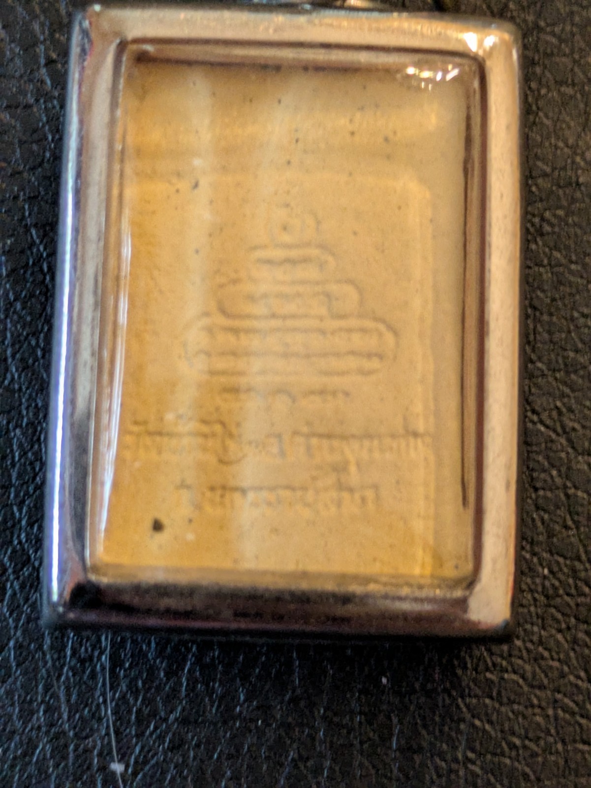 Bouddha Thaï Amulette Pendentif LP Koon Banrai Temple Miracle Takrut Luck Wealth Item image 3