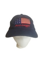 Rare Vintage Bud Light Spellout American Flag Cap Hat 90s 1990s Olympics VTG ATL - £21.95 GBP