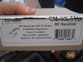 NEW Camden Door Controls RF Radio Control Receiver 1 Channel  PN#- CM-RX... - $52.44