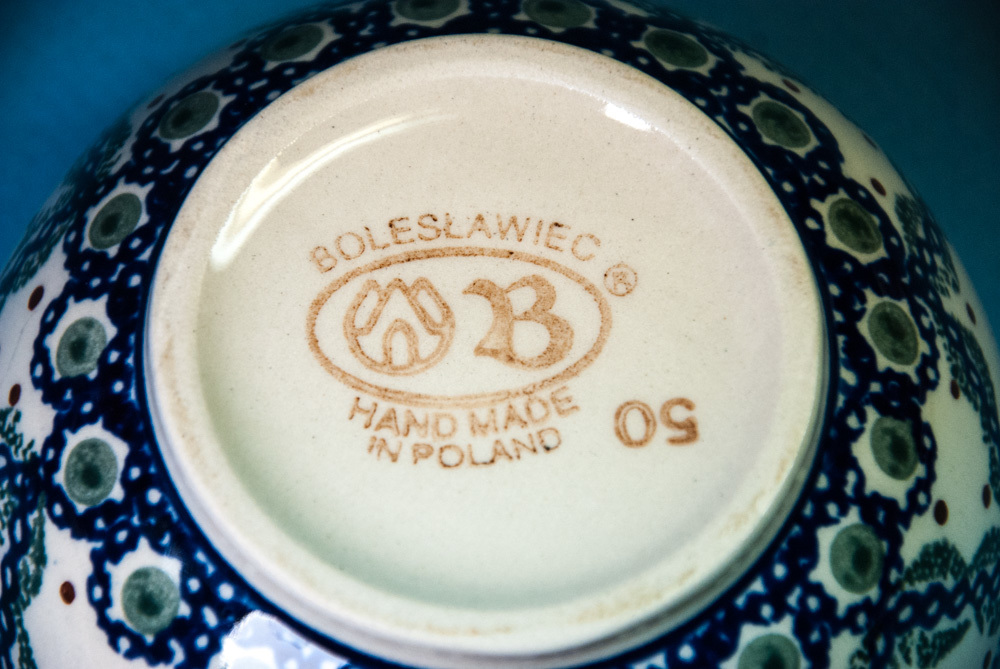 Boleslawiec Poland 5-3/8" Pottery Cereal Bowl Handmade 50 Item image 3
