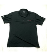 Nike Golf Polo Shirt Mens L Black Collared Dri-FIT Soft Consolidated Gra... - £13.44 GBP