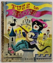 Charles Perrault&#39;s Puss in Boots  Little Golden Book 137 - £4.88 GBP