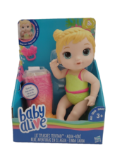 Baby Alive Lil Splashes Mermaid Blonde Top Changes Color Rare Doll Floats NEW - £19.77 GBP