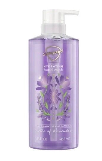 Safeguard Hydrating Liquid Hand Soap Wash, Notes of Lavender, 15.5 Fl. Oz. - £5.97 GBP