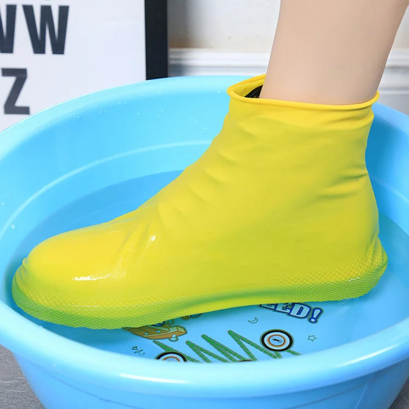 House Home Rain Boots Cover Waterproof Portable Travel Outdoor Rubber Non-slip R - £23.70 GBP