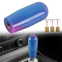 JDM 10cm Blue/Purple Marble Style Manual Gear Stick Shift Knob Shifter m8-10-12 - £15.18 GBP