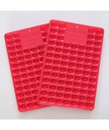 Jello Jiggler Beans Molds Lot 2 Plastic Trays Makes 164 Jell O Beans - $22.74