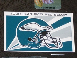 NFL Philadelphia Eagles 3&#39; x 5&#39; Helmet Design Flag by Fremont Die 1 Sided - £31.96 GBP