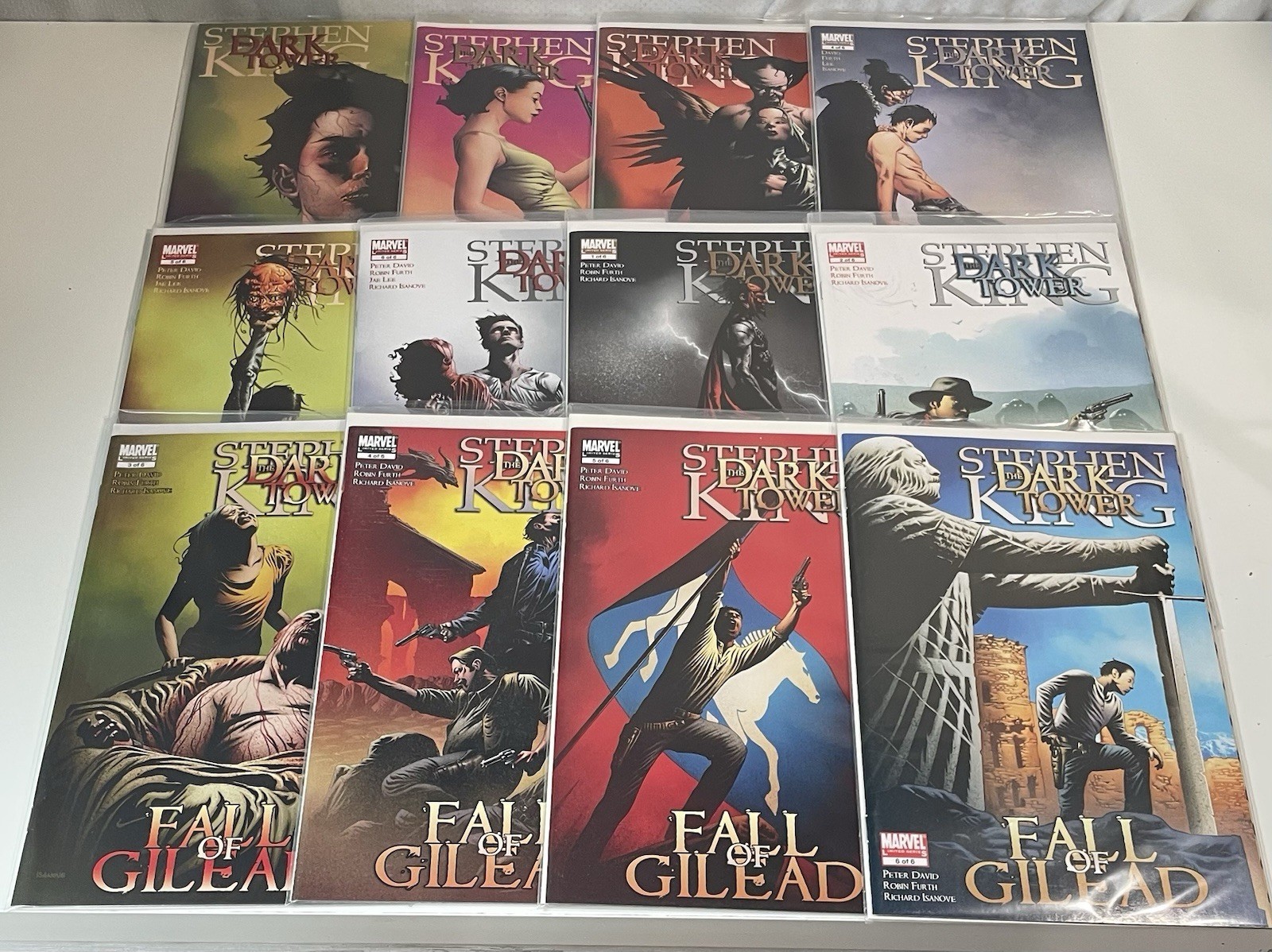 Stephen King Dark Tower Treachery 1-6 and Fall of Gilead 1-6 Complete Se... - $34.64