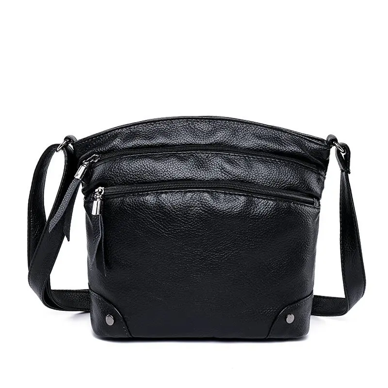 Soft leather Women Messenger bag Hot women&#39;s shoulder Crossbody bag female handb - £22.79 GBP