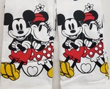 Set of 2 Same Printed Cotton Towels(16&quot;x26&quot;) MICKEY &amp; MINNIE MOUSE HUG,D... - $14.84