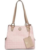 Anne Klein Cherry Blossom Lion Logo Jacquard 4 Poster Tote - £49.23 GBP