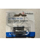UG-176/U to PL-259 Coax Cable Adapters Reducers (Pack of 2) For RG-59 an... - $10.62 CAD