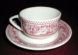 Vintage MEMORY LANE Ironstone Cup &amp; Saucer~8 Available  ROYAL CHINA - $6.99