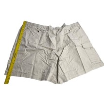 King Size Men Shorts Khaki Chino Beige Elastic Drawstring Waist 7XL Big - £23.34 GBP