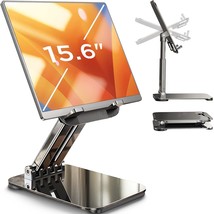 For Ipad Stand Holder Adjustable Tablet Stand For Desk, Portable Monitor Stand T - £22.13 GBP