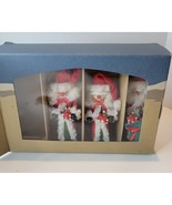 Nutcracker Village Old World Tradition Santa Ornaments Set of 3 (RARE-19... - $24.45 CAD