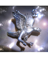 HAUNTED EAGLE ANTIQUE CHARM UNSHADOWED EYE ILLUMINATI POWER HIGHEST MAGICK  - $690.43 CAD