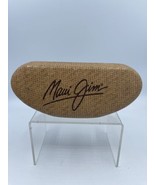 Maui Jim Hard Case Sunglasses Tan Basket Weave 6.5&quot;  Large - £14.51 GBP