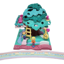 Vintage 1994 Bluebird Polly Pocket Tree House Playset Pollyville 11989 Complete - $75.05