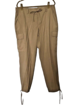 Polo Ralph Lauren Khaki Tan Cargo Jogger Ankle Pants Size 12 Preppy Y2K - £31.31 GBP