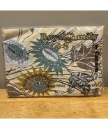 VTG Cannon Royal Family Full Sheet Fitted Sunflowers Blue Brown FLORAL  NOS - $54.31 CAD