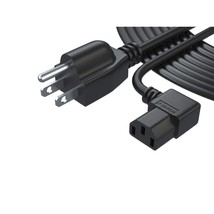 Pwr 3 Prong LCD TV AC Power Cord Cable: Extra Long 12Ft Replacement for Vizio Sa - £15.97 GBP