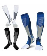 3 Pair 3XL SqueezeGear Compression Socks Easy On/Easy Off Compression Socks - £18.20 GBP