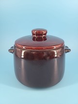 Vintage West Bend Bean Pot Brown Glaze USA - $26.95