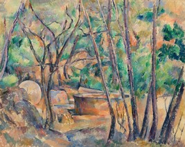 12571.Room Wall Poster.Interior art design.Paul Cezanne painting.Well Millstone - £12.74 GBP+