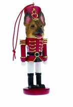 E&amp;S Pets 35358-75 German Shepherd Nutcracker Soldier Dogs Ornament - £20.39 GBP