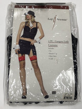 Leg Avenue Gangsta Lady sexy Mobster Mafia Pinstripe Costume 1920s S/M 8... - £19.39 GBP