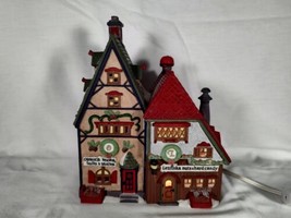 Dept 56 Obbie&#39;s Books &amp; Letrinka&#39;s Candy Lighted Christmas Village House w/ Box - £25.88 GBP