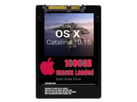 macOS Mac OS X 10.15 Catalina Preloaded on 1000GB Solid State Drive - £79.92 GBP
