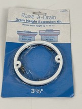 Raise-A-Drain Drain Height Extension Kit - 3 3/8” (13-3375) NEW &amp; SEALED! - $10.93