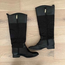 Tory Burch Nylon Quilted Riding Boots sz 8 - £46.00 GBP