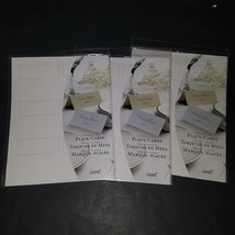 Gartner Studios White Pearl Place Cards Lot 48/ct (2 full/1 part) Weddin... - $17.77