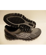 Asics men&#39;s gel quantum 360 knit running shoes mid grey carbon black siz... - £126.18 GBP