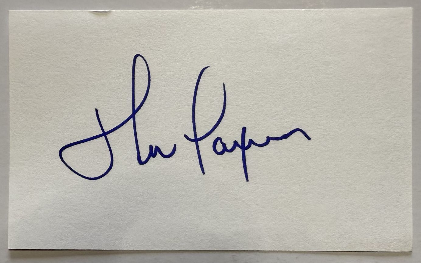 John Paxson Signed Autographed 3x5 Signature Card - NBA Great - $15.00