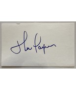 John Paxson Signed Autographed 3x5 Signature Card - NBA Great - $275.84 MXN