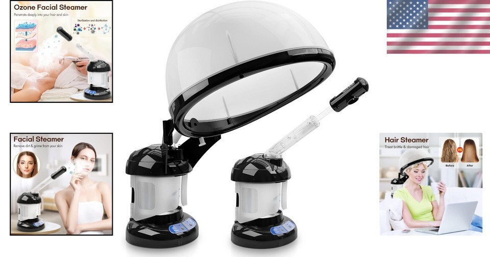 Professional Quality Black Hair and Facial Steamer - Compact & Portable Item image 2