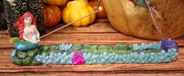 Ocean Mermaid Ariel Sitting By Sea Floor Kelp And Corals Incense Burner ... - €20,70 EUR