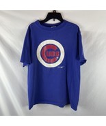 Vintage 1989 Chicago Cubs bike T-shirt Single Stitch Large 100% Cotton USA - £18.62 GBP