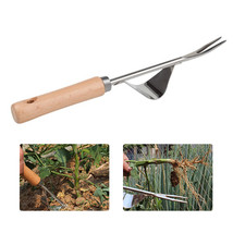 Weeder Seedling Transplant Tool Hand Weeding Removal Dandelions Fork Diggin - £17.81 GBP