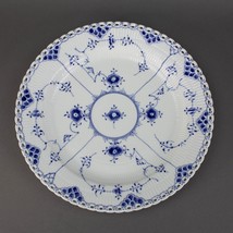Royal Copenhagen Blue Fluted Full Lace 13 1/2&quot; Round Platter Chop Plate #1041 - £213.15 GBP