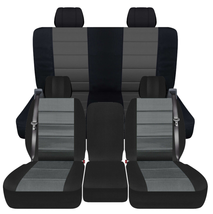40-20-40 Front with INT SB and solid Rear seat covers Fits GMC Sierra 1500 truck - $169.99