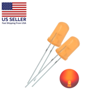 Light Emitting Diodes (25) Orange 3mm Round Diffused LEDs - $4.45